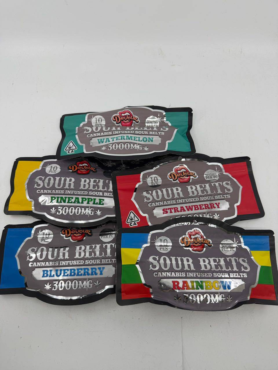 Devour 3000mg Sour Strip Edibles photo 2